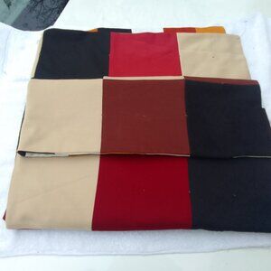 Luxury vintage 45"X45'"patch tablecloth/blanket throwover brand new